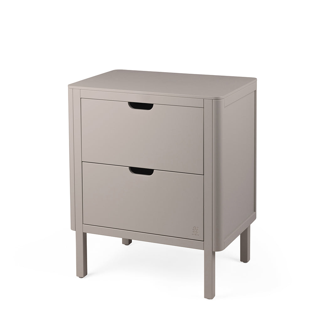 Sebra stellebord i tre, 2-i-1 design med skuffer - Jetty beige