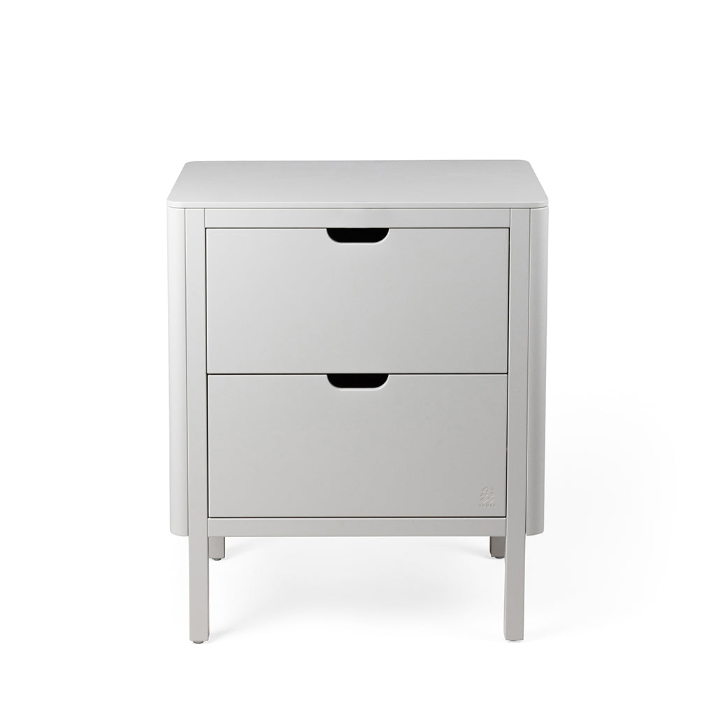 Sebra stellebord i tre, 2-i-1 design m. skuffer - Stone