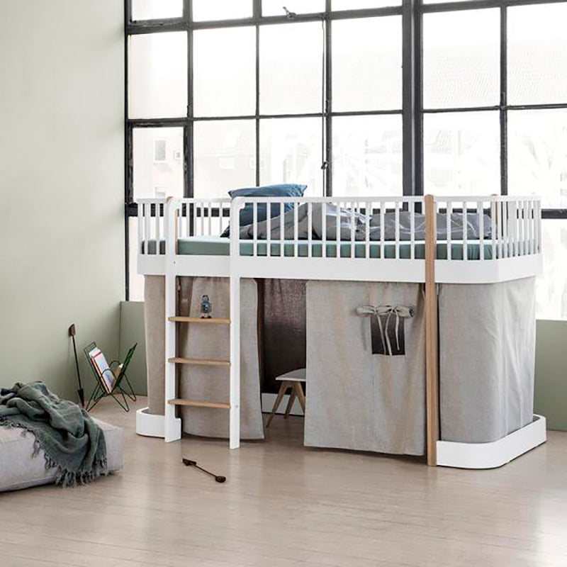 Oliver Furniture Wood forheng til halvhøy seng, karamell (138 cm)