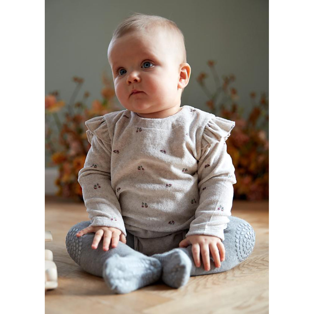 GoBabyGo kravlestrømpebukse med gummidutter, Navy blue