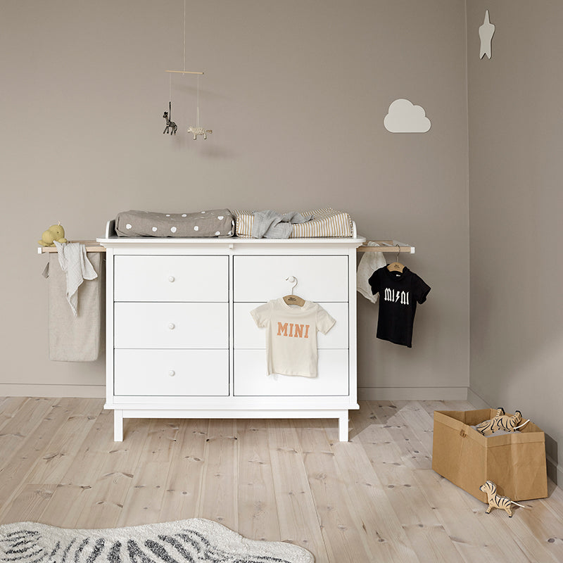 Oliver Furniture Seaside uttrekk og vasketøyspose til Seaside kommode m. 6 skuffer