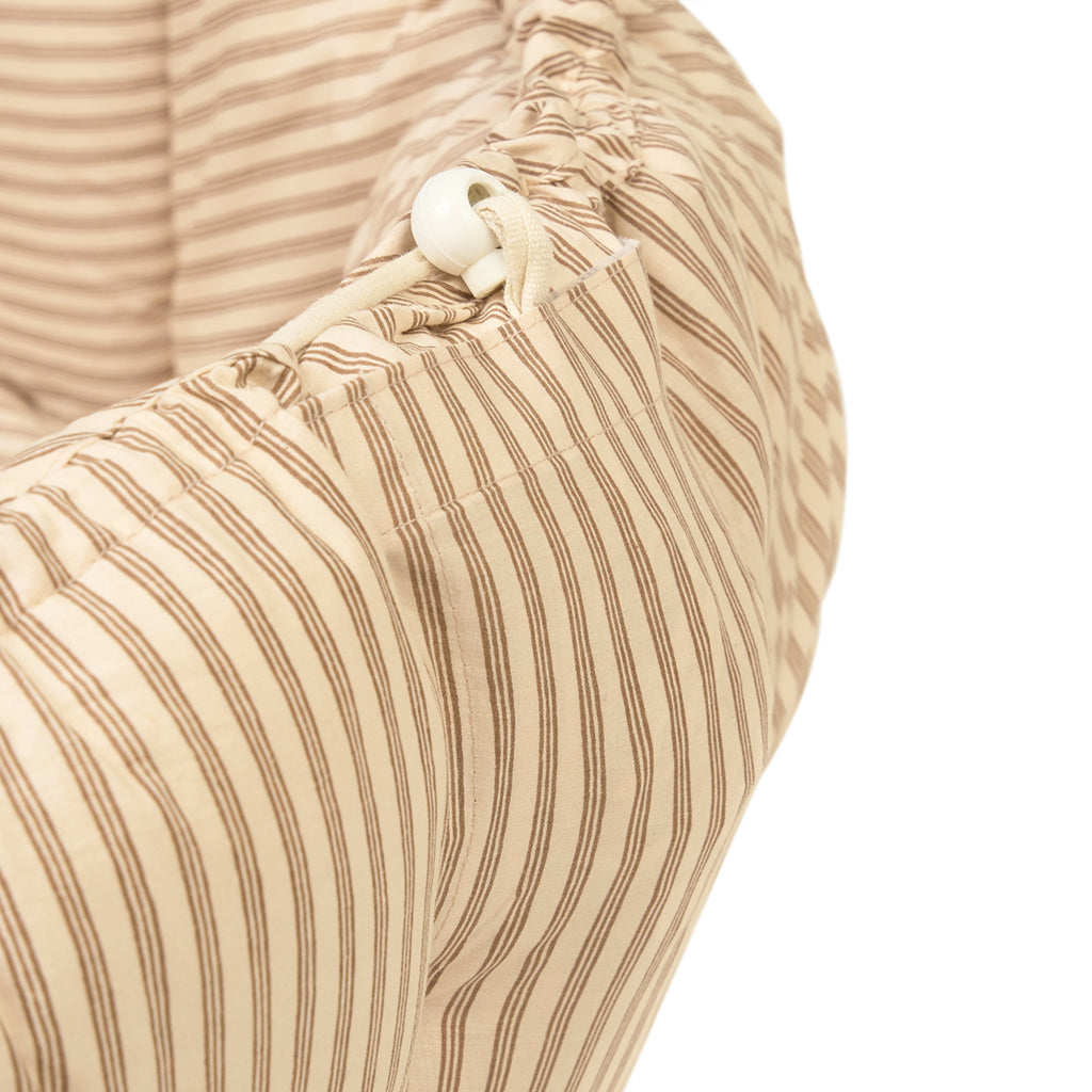 Play&Go Bloom, Tre-i-én babytæppe, økologisk – Stripes brown