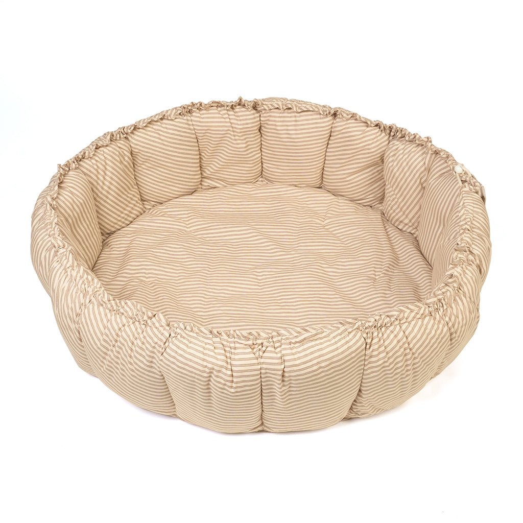 Play&Go Bloom, Tre-i-én babyleketeppe, økologisk - Stripes brown