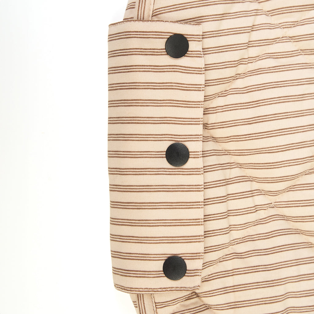 Play&Go To-i-én babytæppe, økologisk – Stripes brown