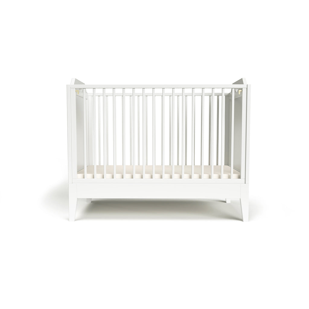 Cam Cam Luca baby tremmeseng, hvid set forfra
