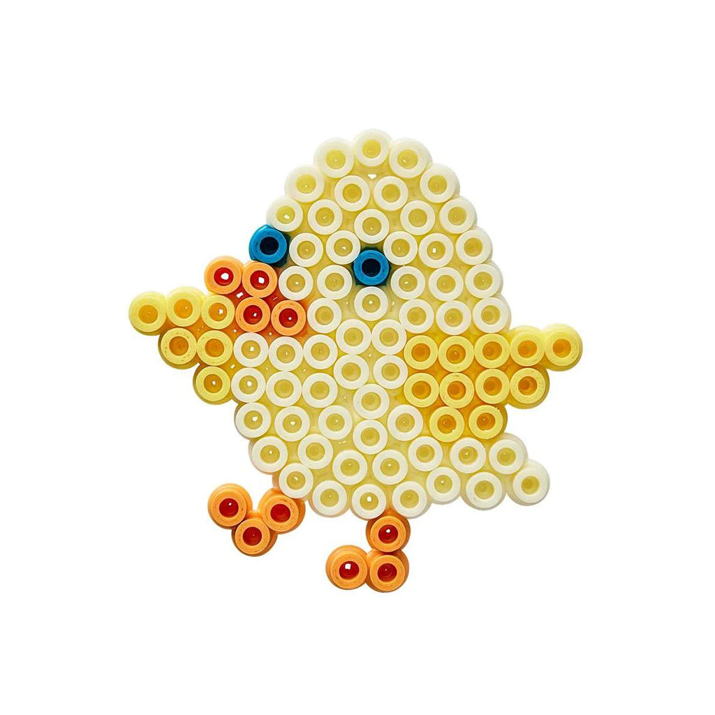 Hama Midi perler i bøtte, 4000 stk samt oval stiftplate – påsketema