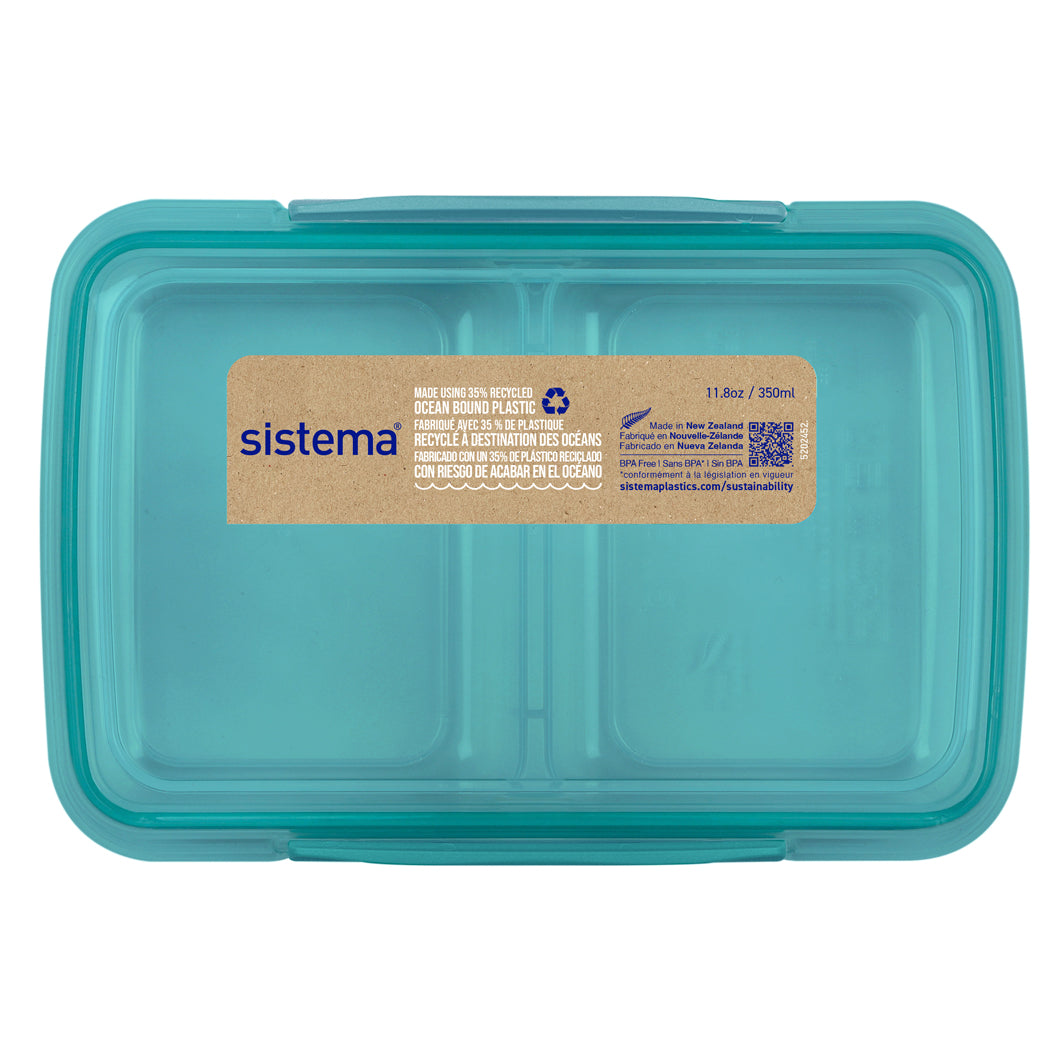 Sistema Small Split To Go matboks med 2 rom, Teal stone
