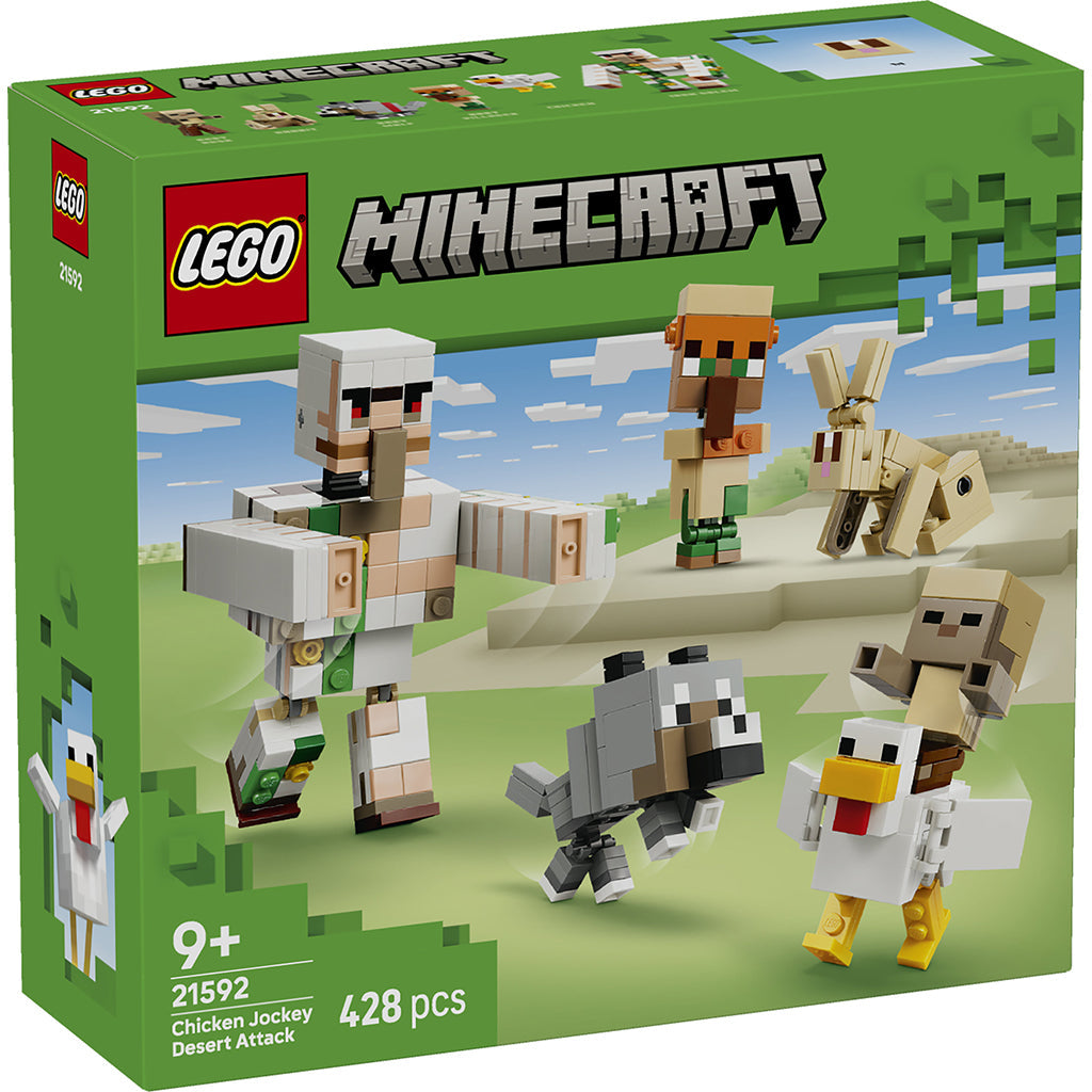 LEGO® Minecraft® Hønsejockey-ørkenangreb