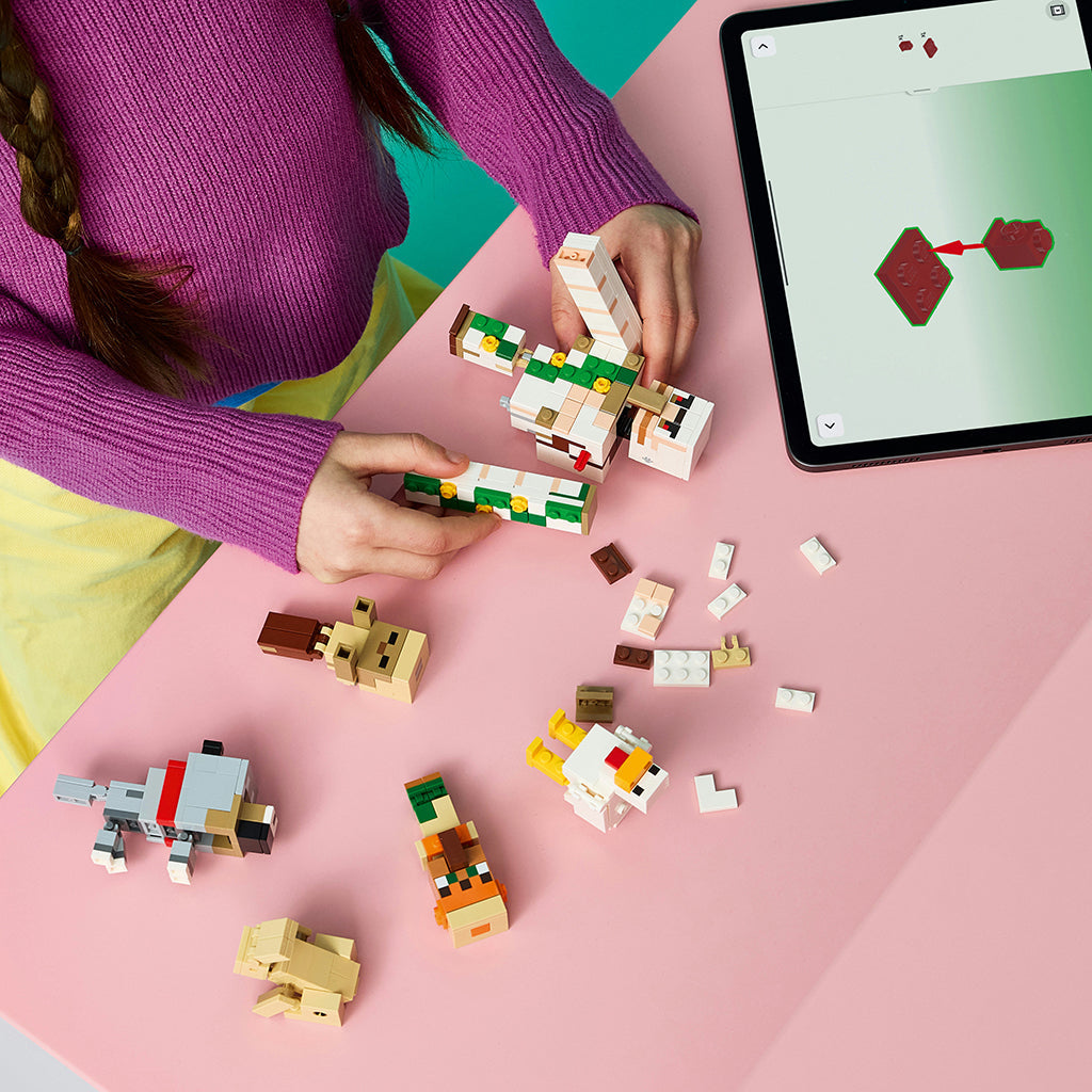 LEGO® Minecraft® Hønsejockey-ørkenangrep