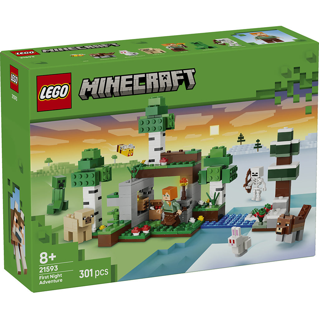 LEGO® Minecraft® Første nats eventyr