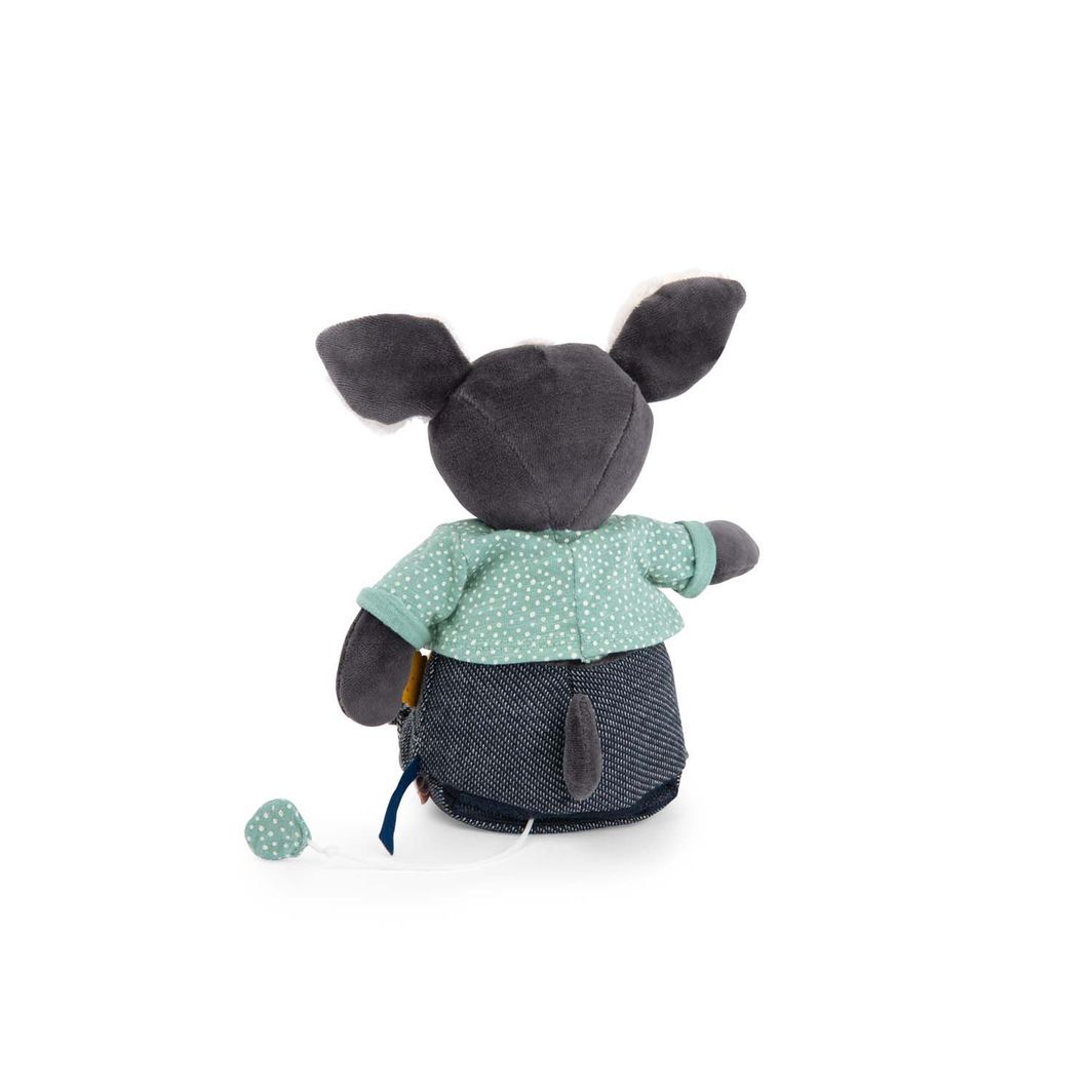 Moulin Roty Tøydyr med musikkopptrekk, Hunden Puce