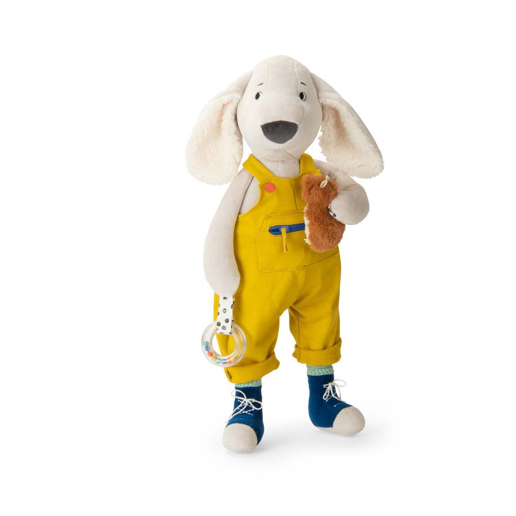 Moulin Roty Aktivitetsbamse – Hunden Pilou 56 cm