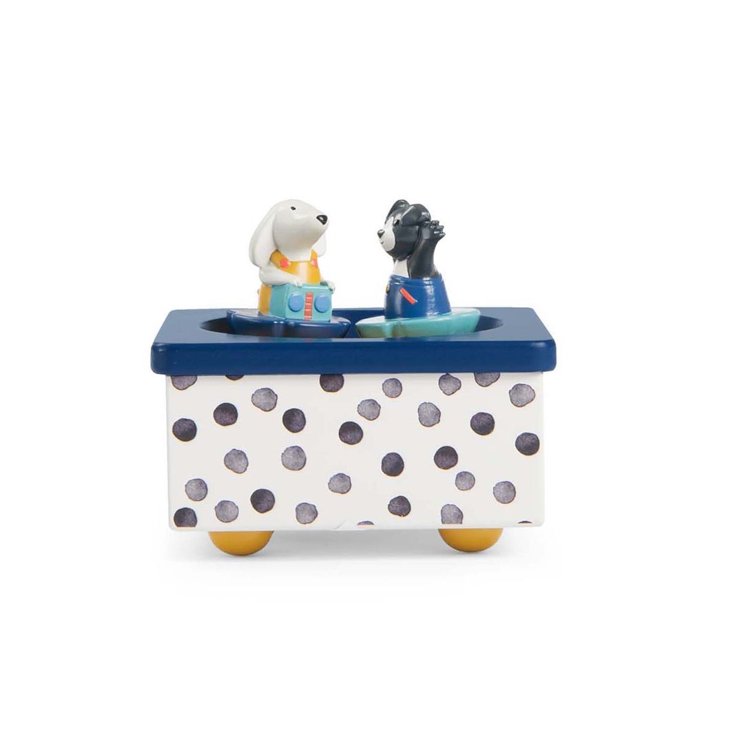 Moulin Roty, Spilledåse, Roterende dyr - Puce & Pilou