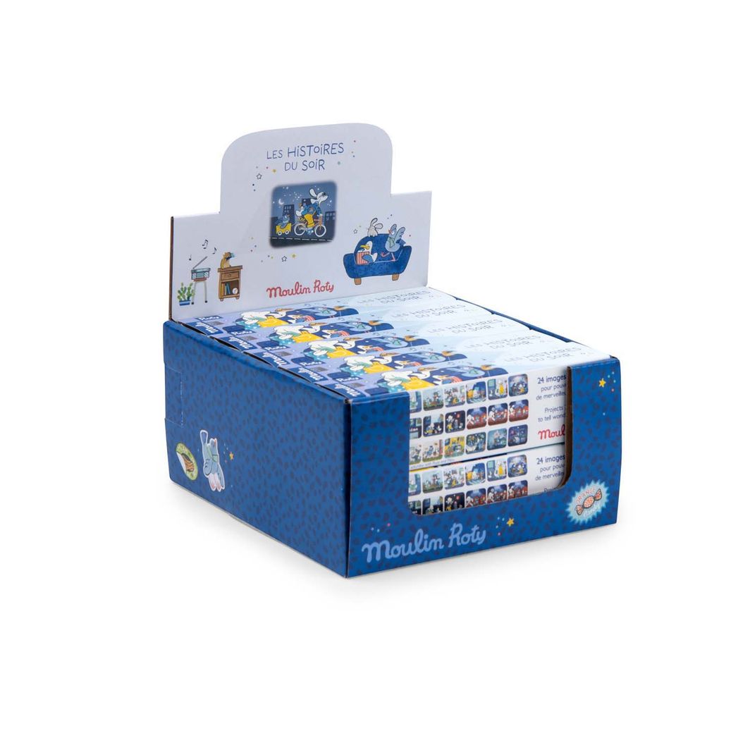 Moulin Roty Lommelykt, Fortell en historie – Puce & Pilou (EN-FR)