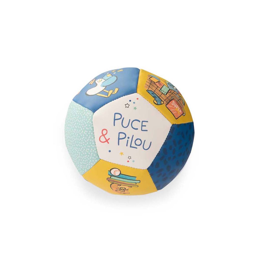 Moulin Roty Myk ball 10 cm, Puce & Pilou