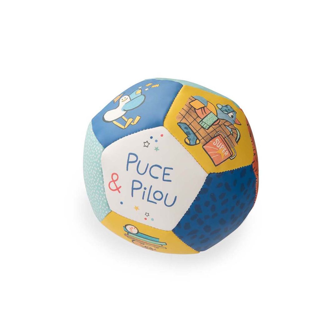 Moulin Roty Myk ball 10 cm, Puce & Pilou