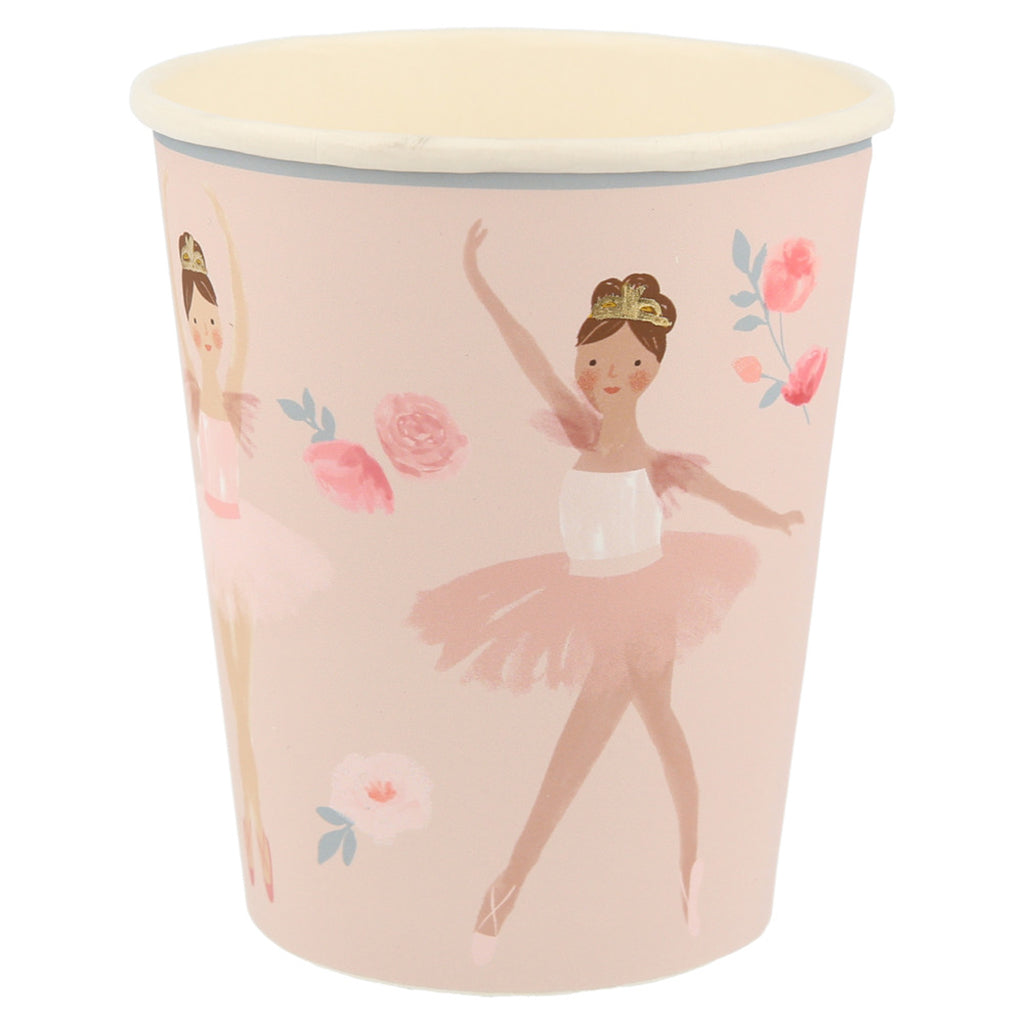 Smukke Meri Meri papkrus med ballerinaer til festbordet