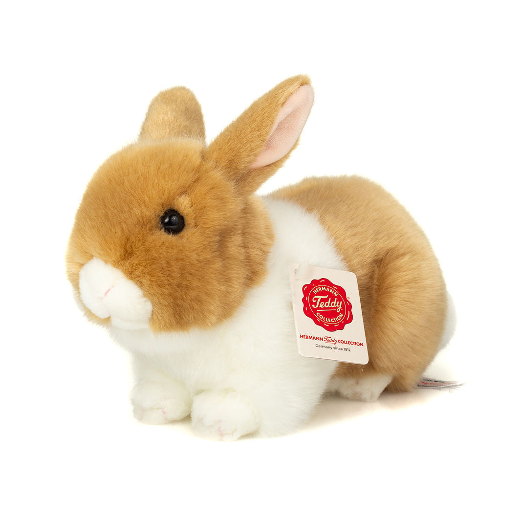 Teddy Hermann bamse, Hare i beige og hvit – 23 cm