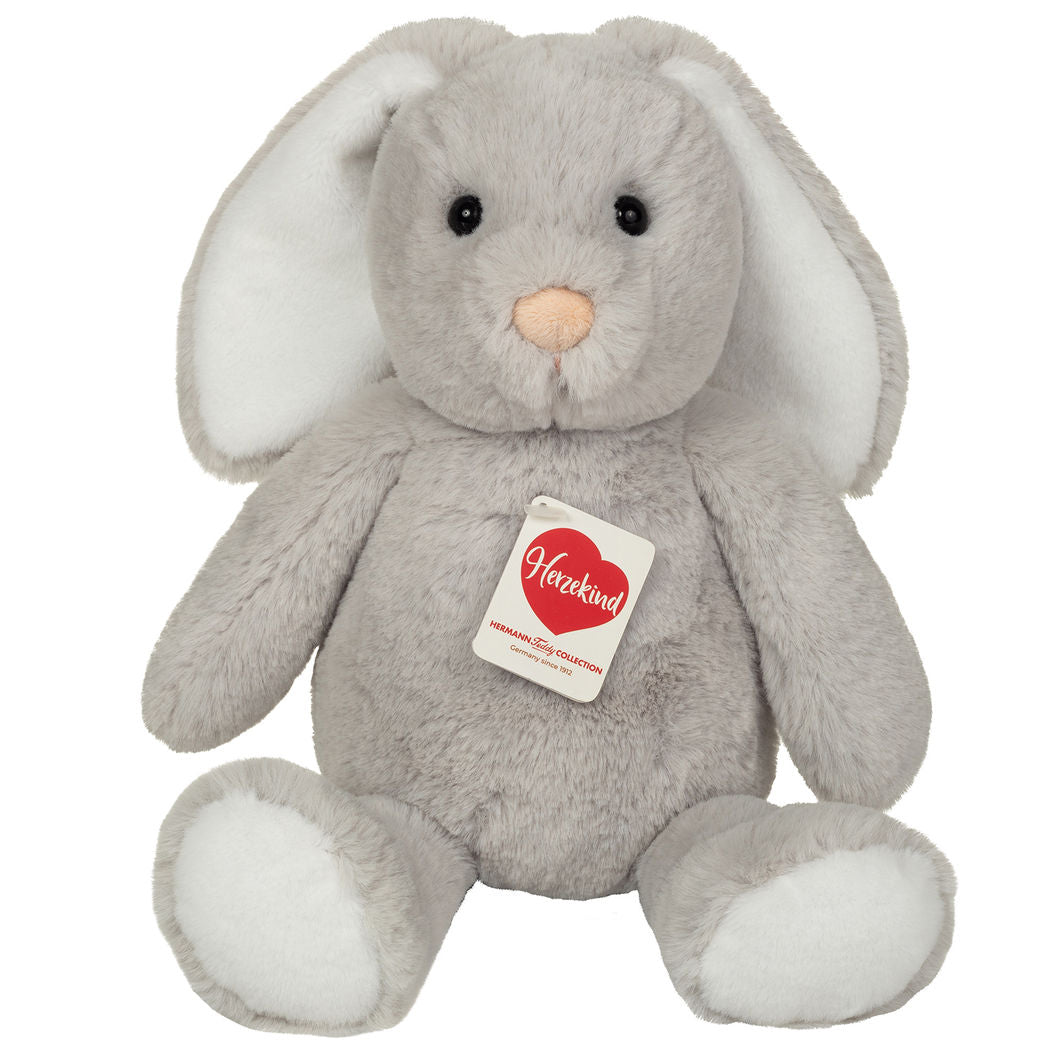 Teddy Hermann bamse, Kaninen Abby, grå - 32 cm