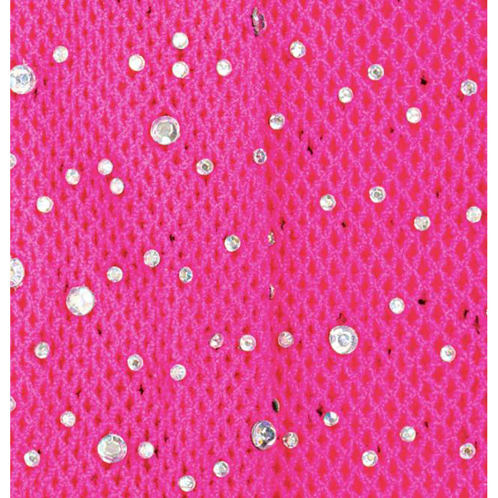 Great Pretenders kostyme, nettingstrømpebukse med rhinestones - rosa