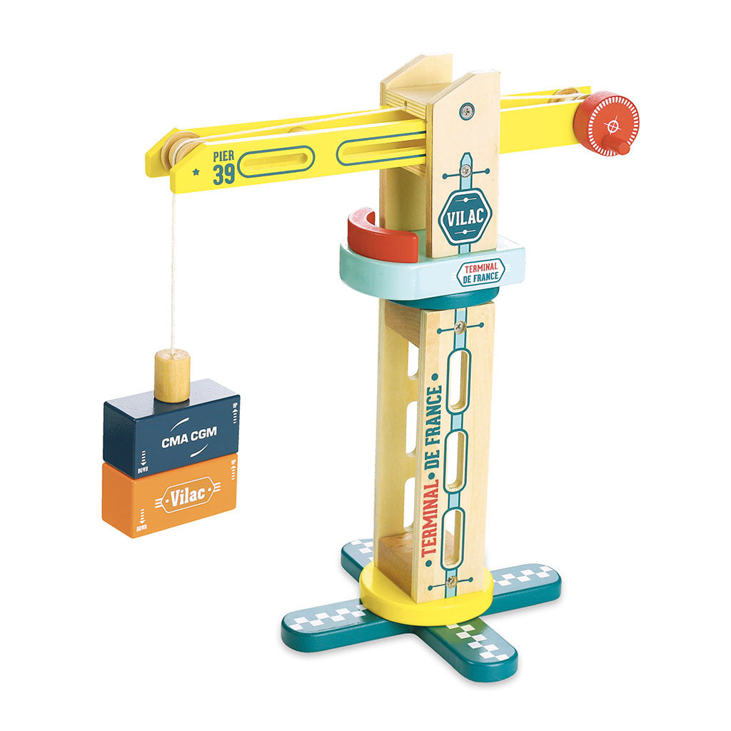 Vilac kran i tre - City