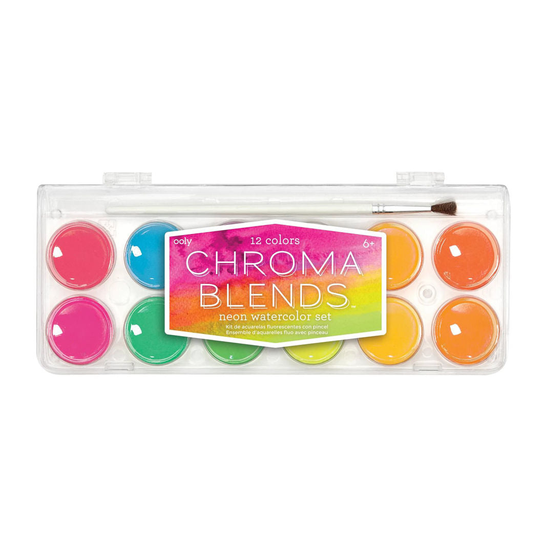 Ooly Vannfargepalett, Chroma Blends - Neon