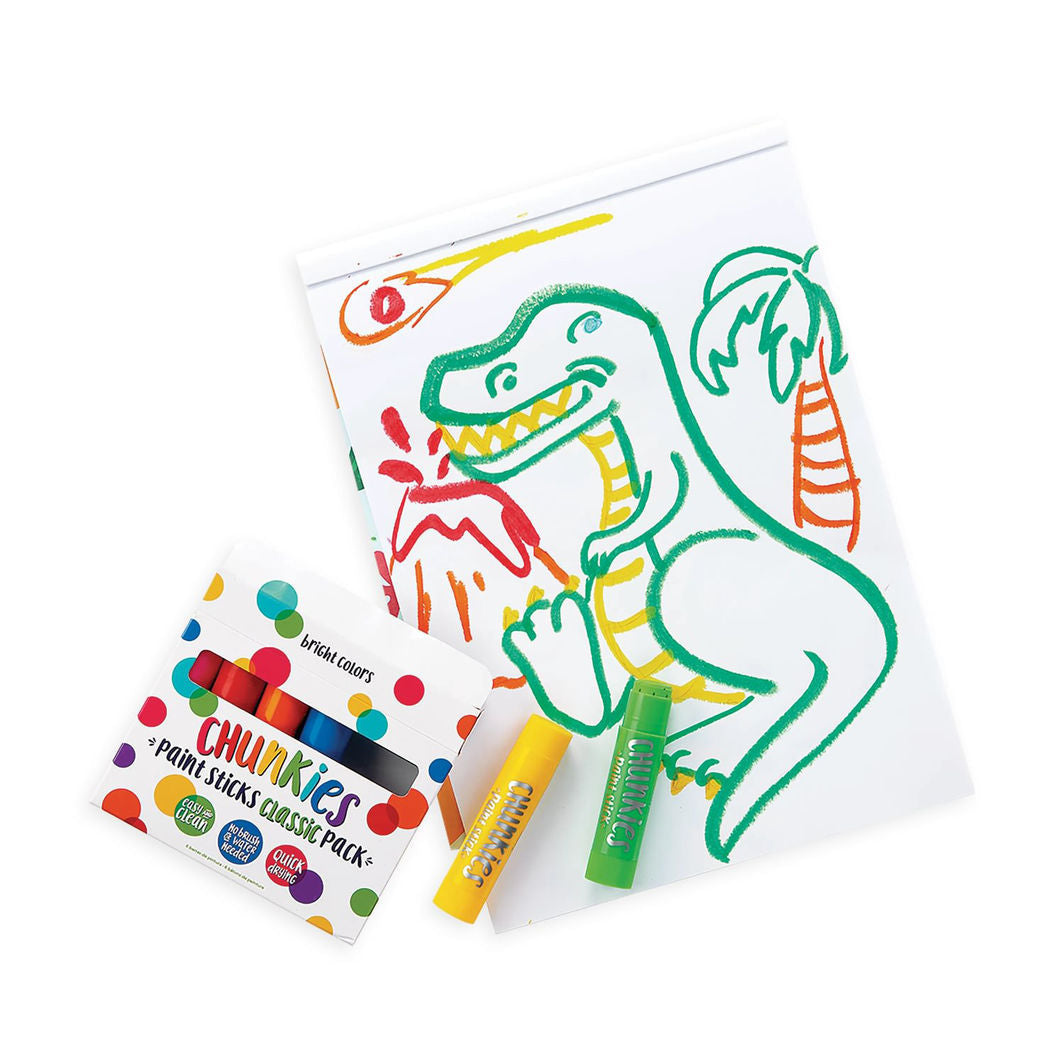 Ooly farger, malestift 6 stk - Chunkies Classic