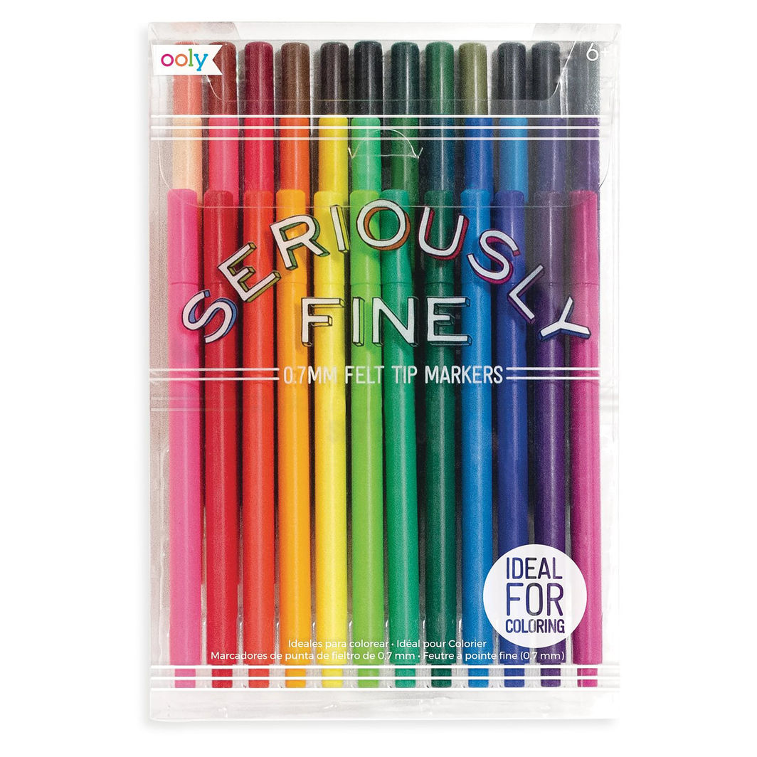 Ooly Tusjer 36 stk, Seriously Fine 0,7 mm