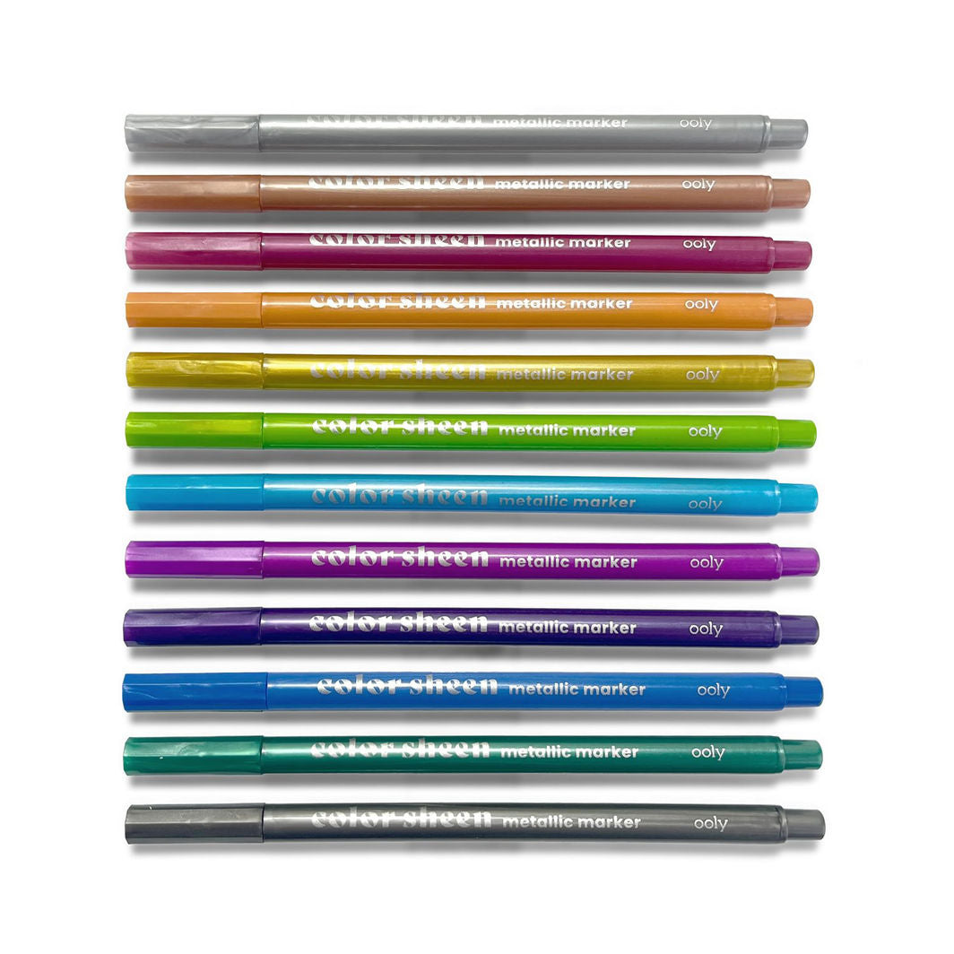 Ooly Tuscher 12 stk - Color Sheen Metallic