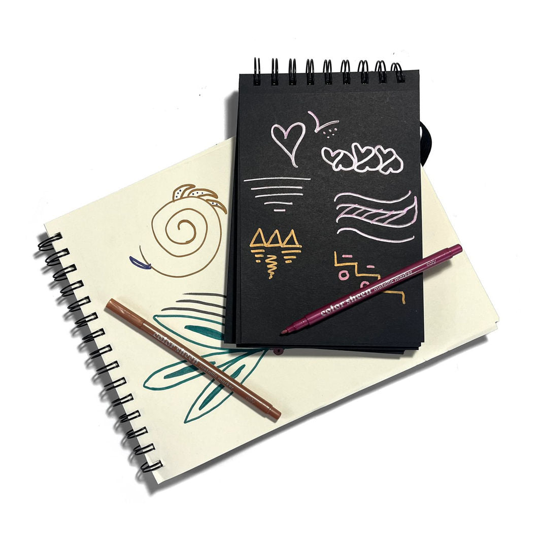 Ooly Tusjer 12 stk - Color Sheen Metallic