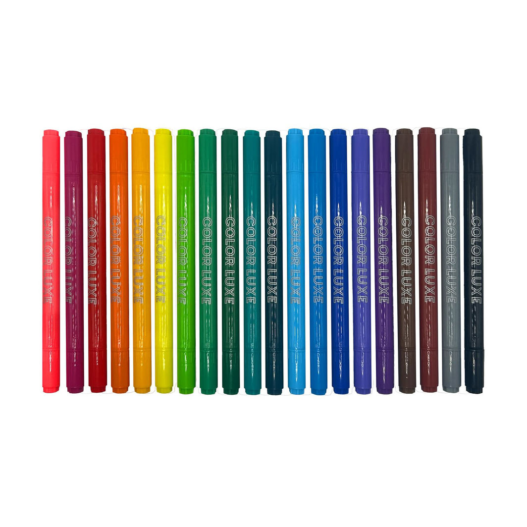 OOLY Tuschpen 20 stk - Dobbeltsidet - Color Luxe