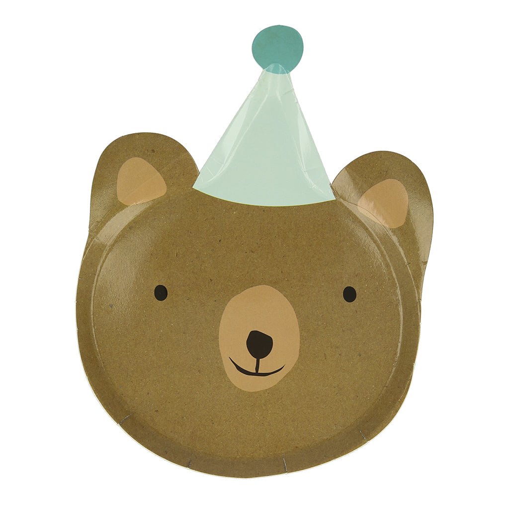 Meri Meri pappfat, Dyreparade, stansede - 8 stk.