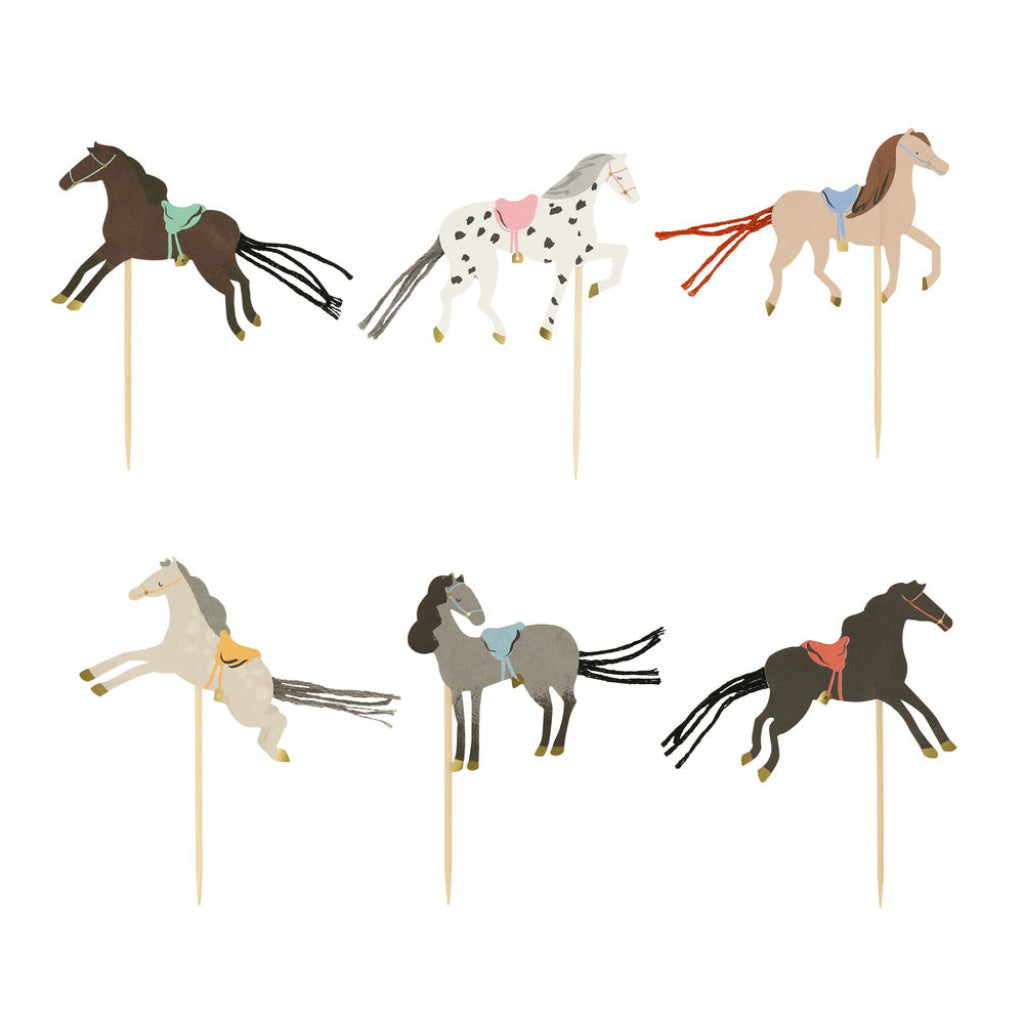 Meri Meri cupcake sæt, Horse