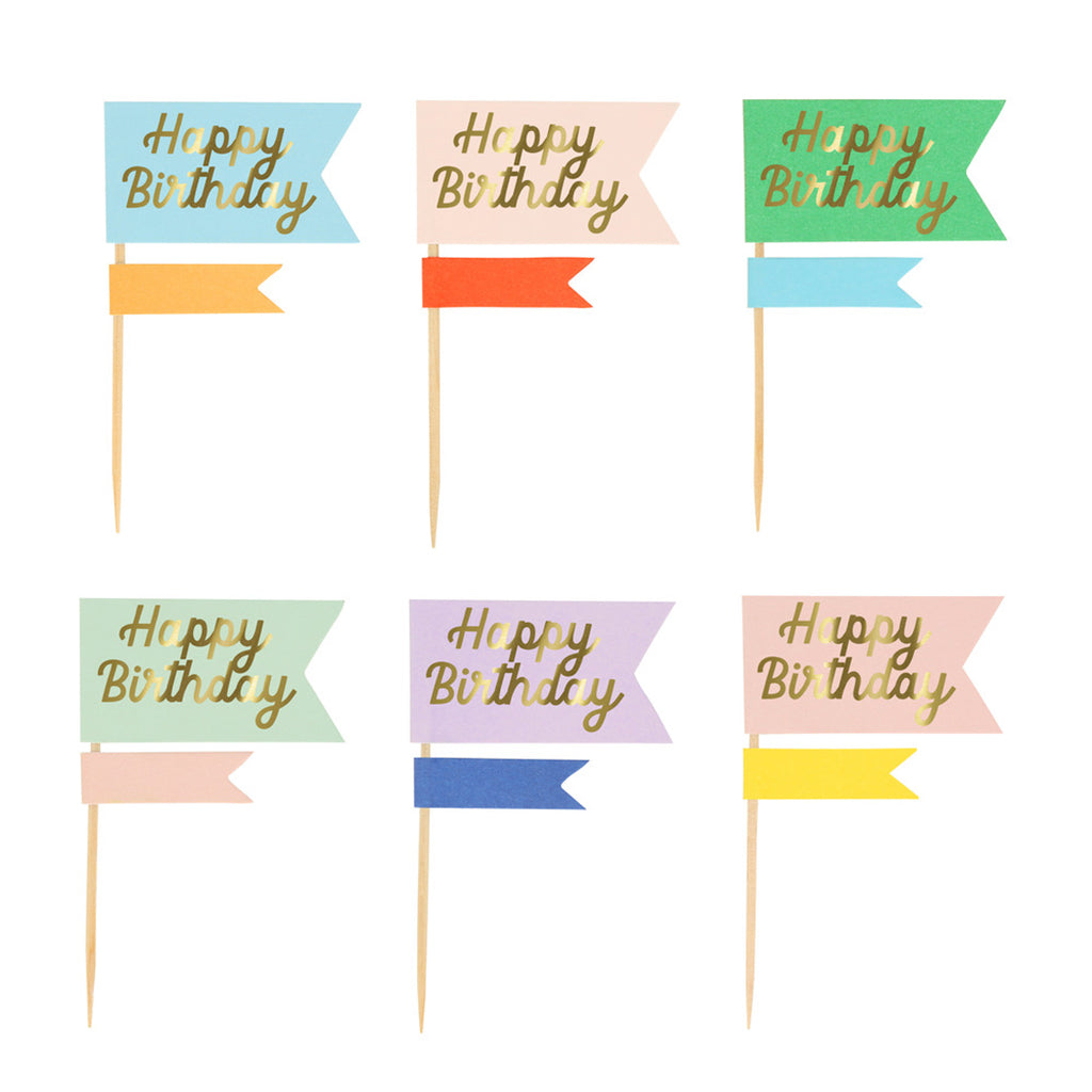 Meri Meri cupcakesett, Stripe party