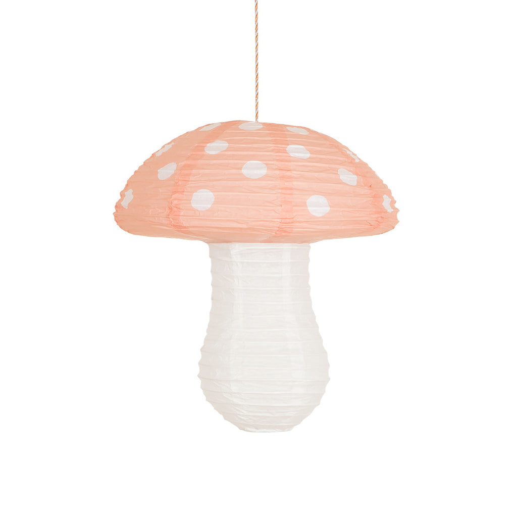 Meri Meri lanterne i rispapir, Mushroom, 3-pakning