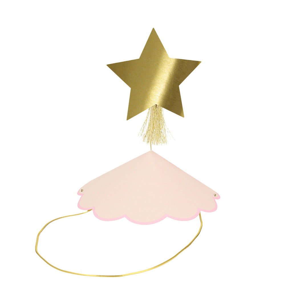 Meri Meri festhatter, Happy icons party hats - 6 stk.