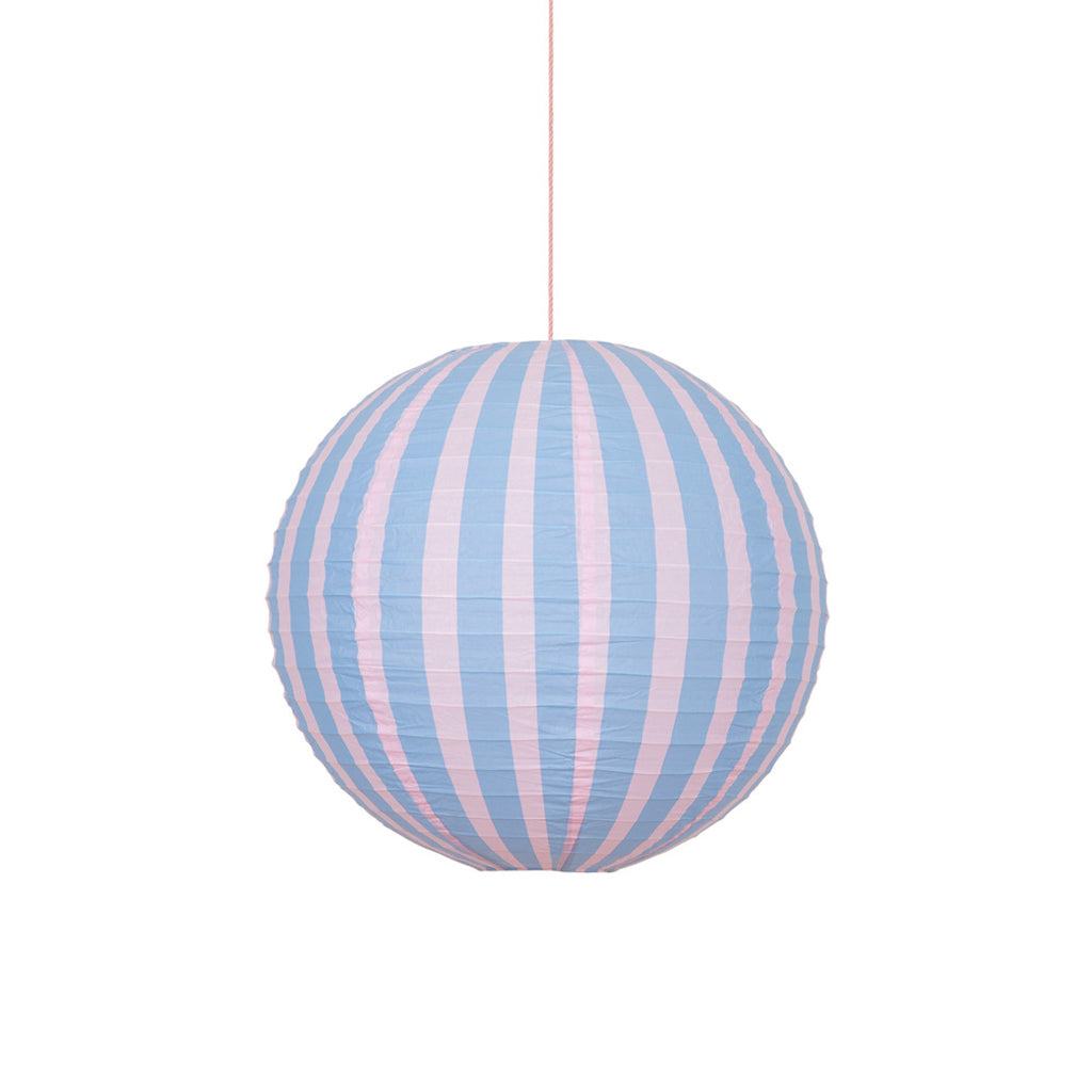 Meri Meri lanterne i rispapir, Stripy lanterns, 3-pakning - UTEN LYSKILDE