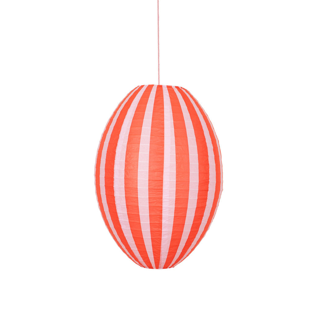 Meri Meri lanterne i rispapir, Stripy lanterns, 3-pakning - UTEN LYSKILDE