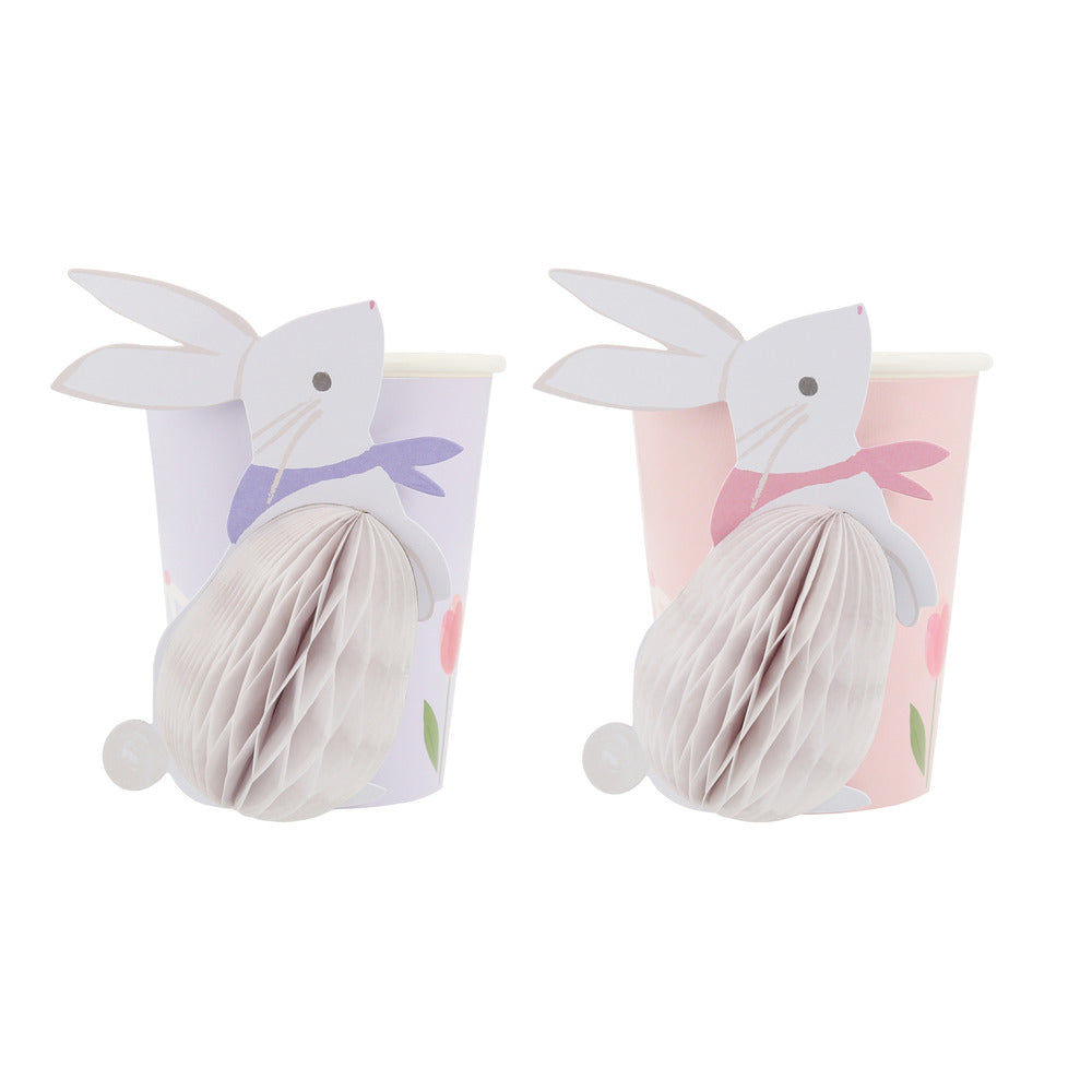 Meri Meri papkrus, Påske, Honeycom bunny – 8 stk