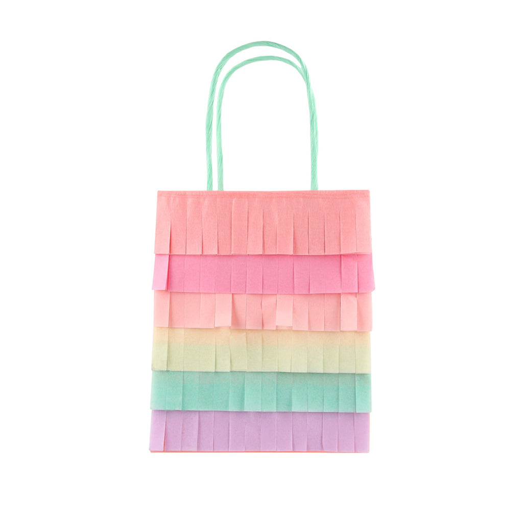 Meri Meri gaveposer, Meadov unicorns fringe, 8 stk