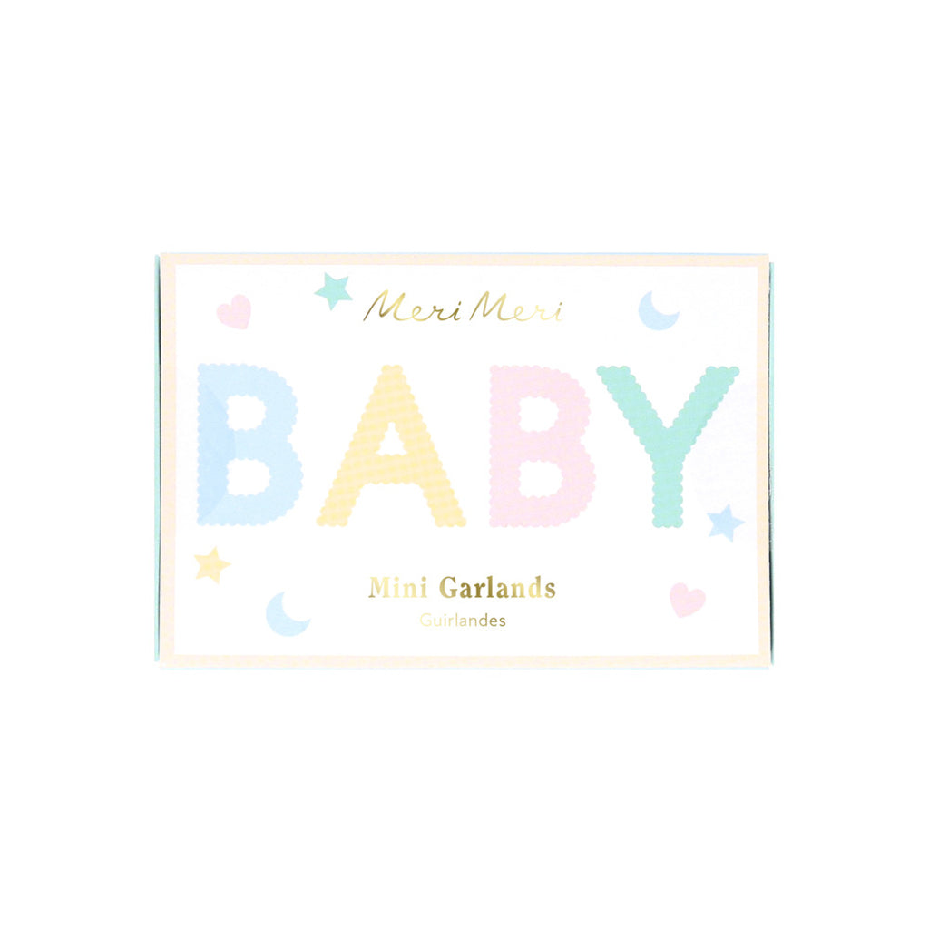 Meri Meri mini guirlande, Baby mini matchbox – 0,6 meter