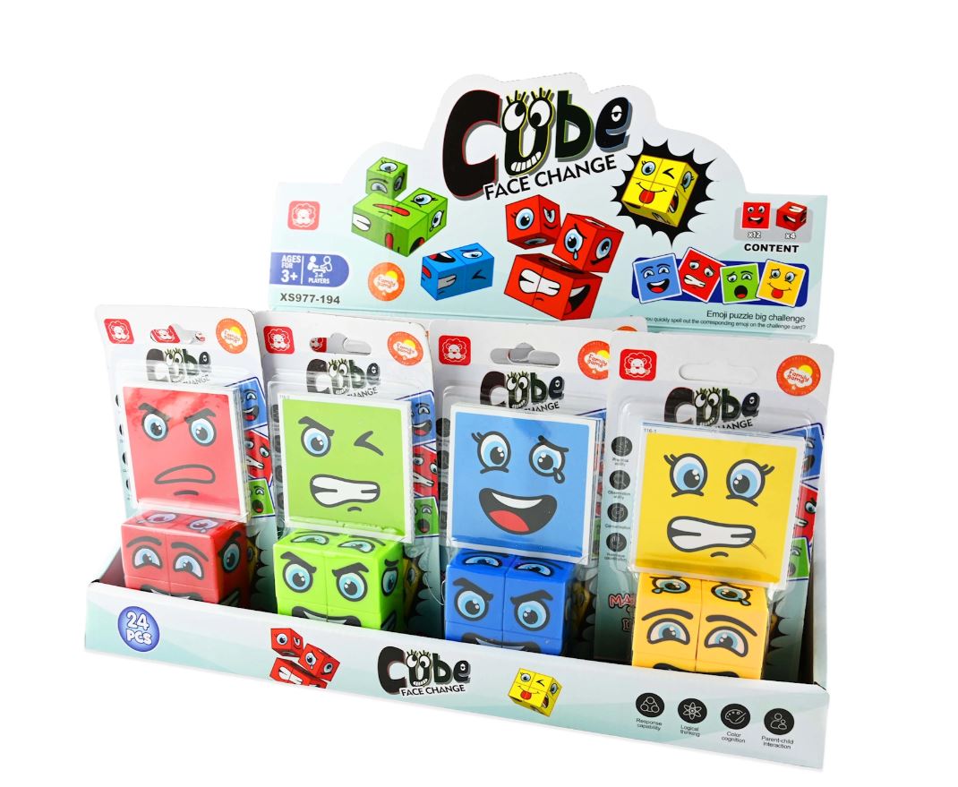 Robetoy Emoji Puzzle fire farver display