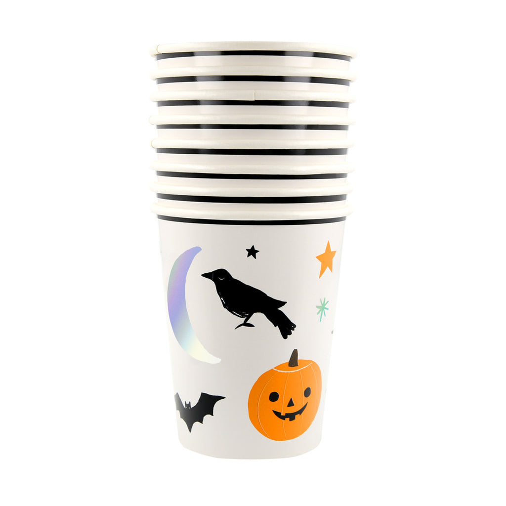 Meri Meri papkrus, Halloween, Halloween-motiver – 8 stk.