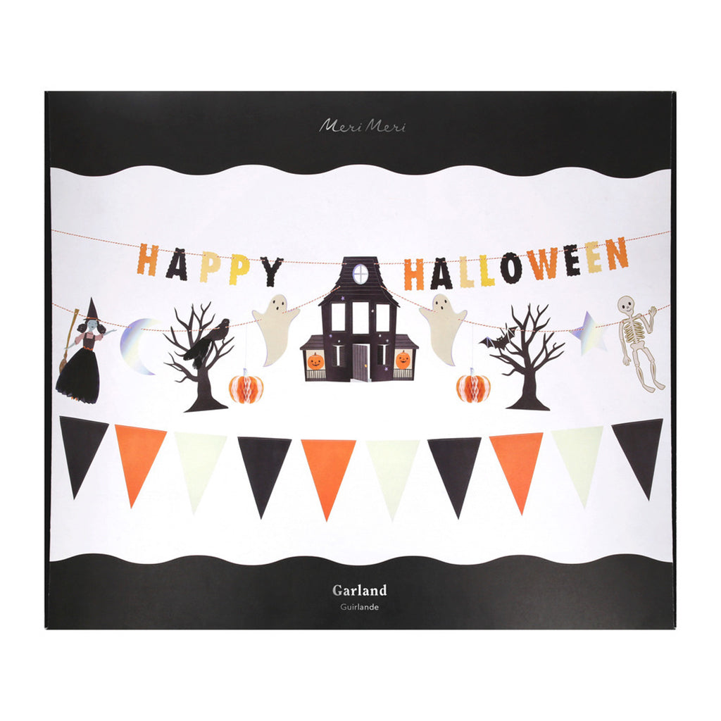Meri Meri guirlande, Happy Halloween – 2,4 meter