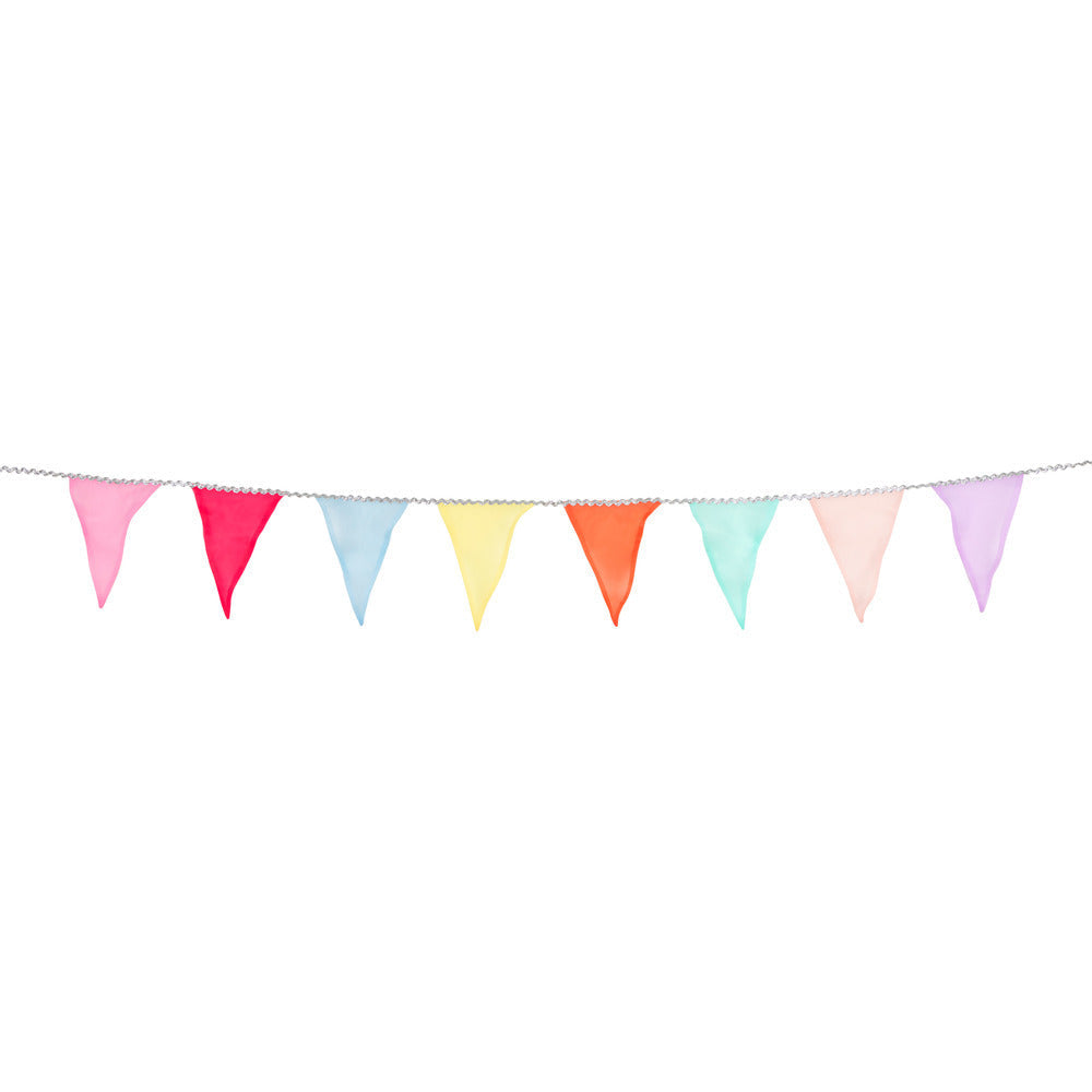 Meri Meri girlander i organza, Pastel Rainbow