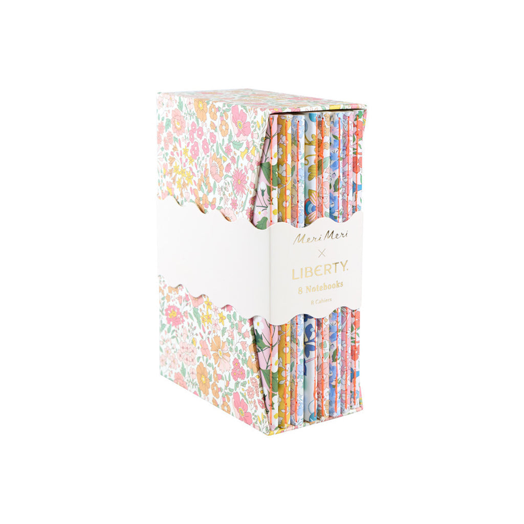 Meri Meri x Liberty notesbøger, 8 stk.