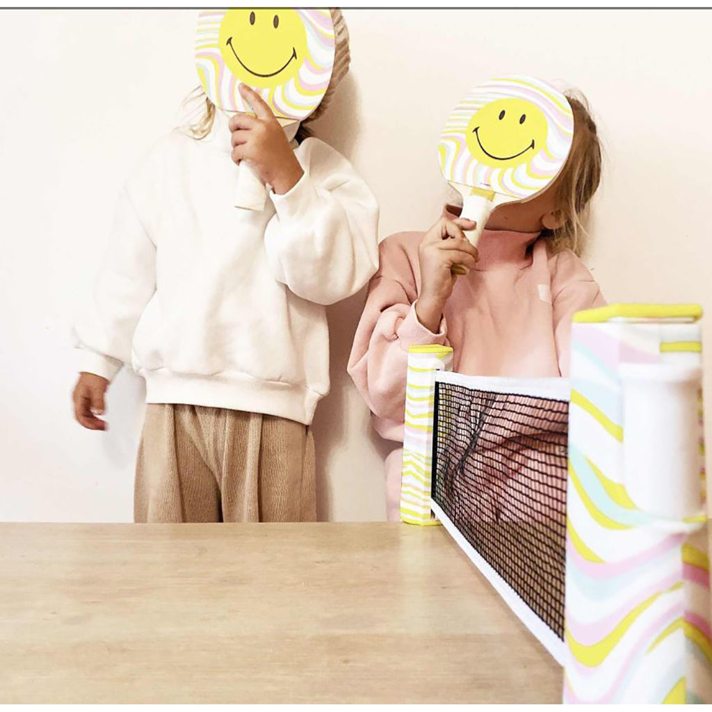 Sunnylife bordtennis-sett, Smiley