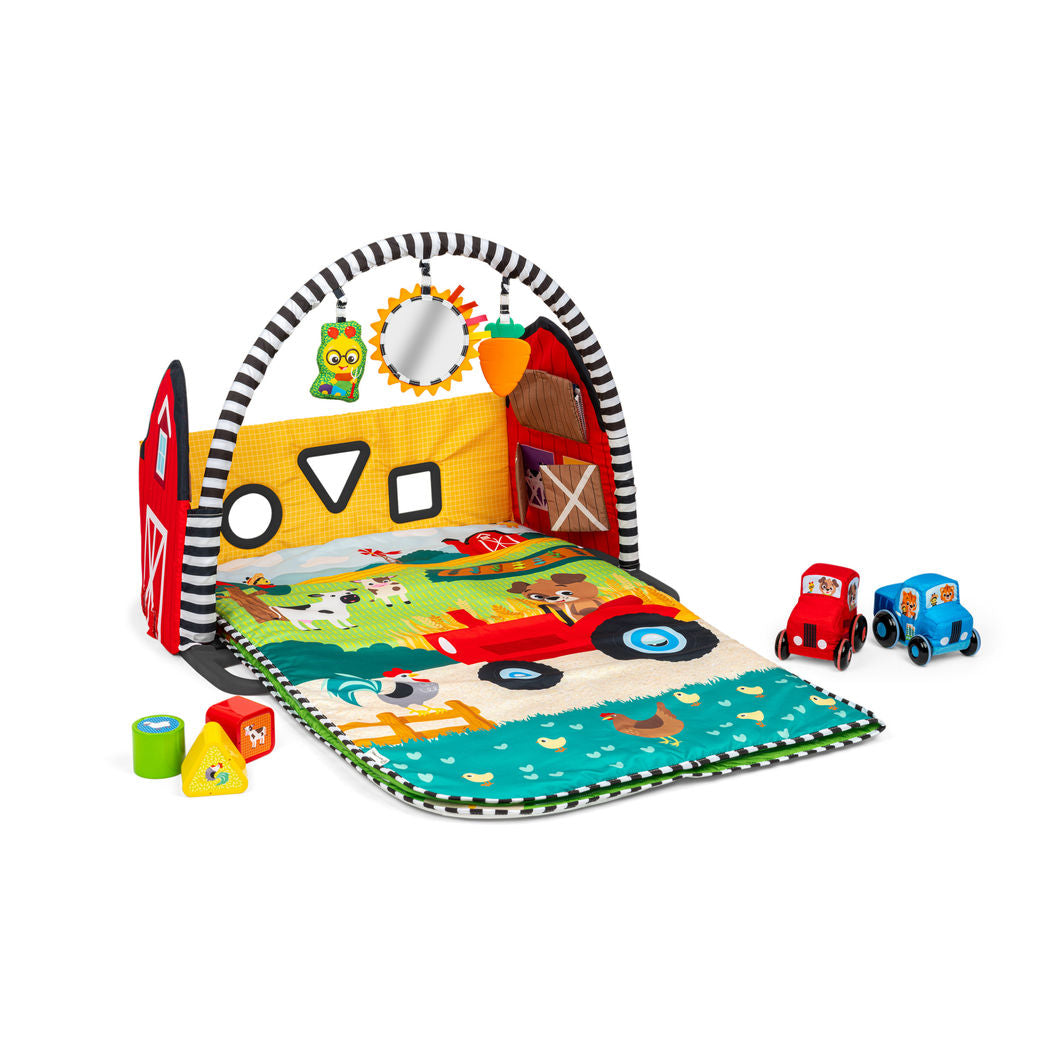 BABY Einstein Busy Barnyard multifunktionelt aktivitetstæppe