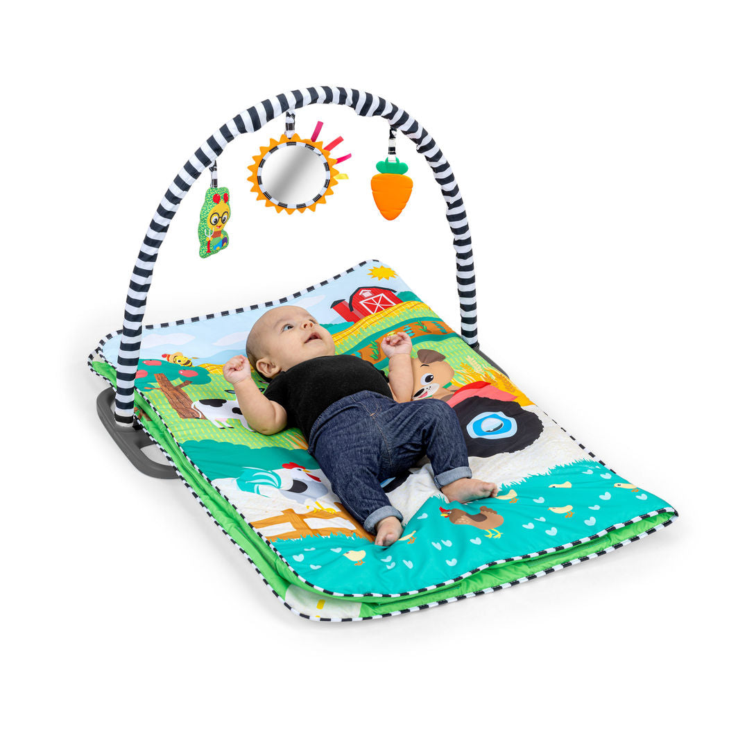BABY Einstein Busy Barnyard™ multifunksjonelt aktivitetsteppe