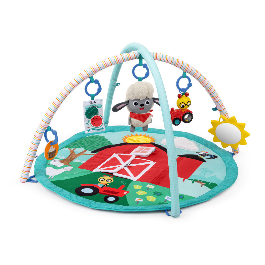 BABY Einstein Happy Harvest aktivitetstæppe med sanseoplevelser